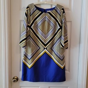 Banana Republic Geometric Shift Dress size 10